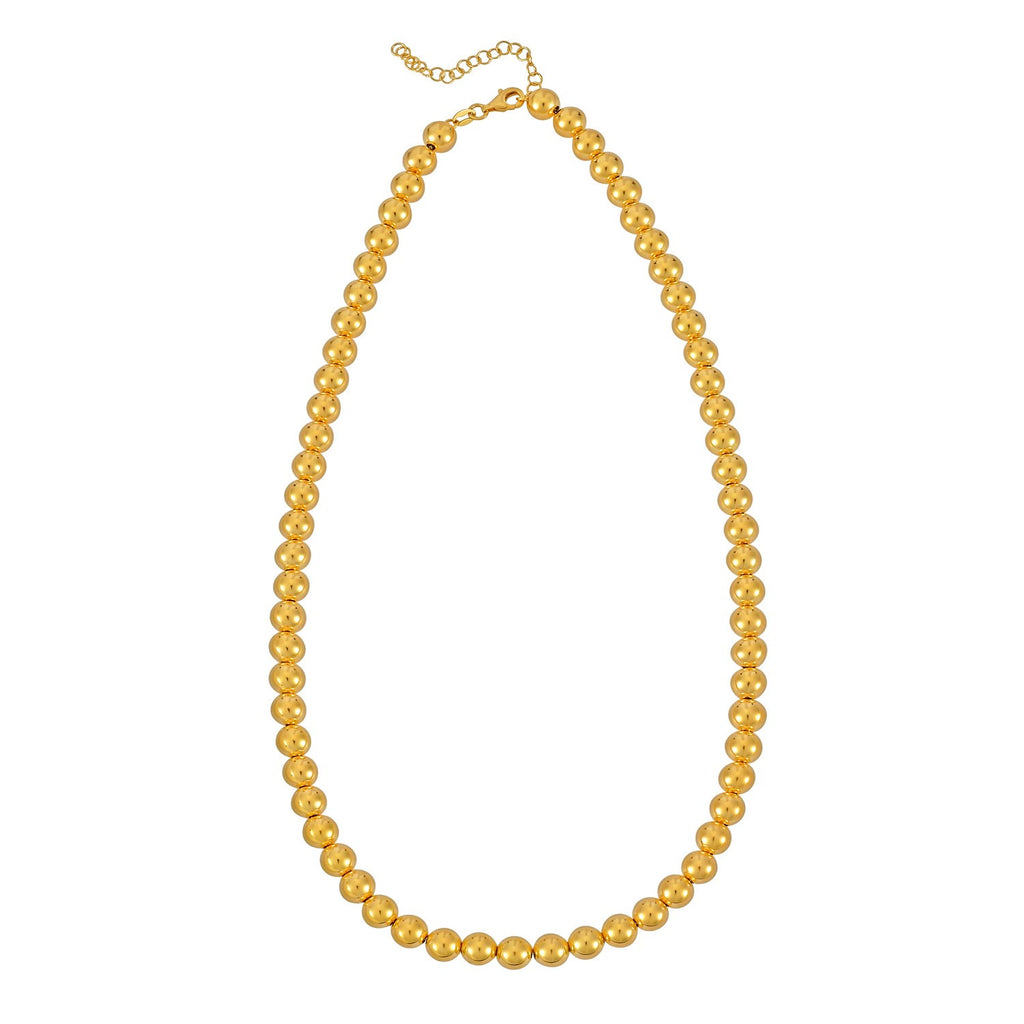 14k Yellow Gold Bead Chain (7mm)